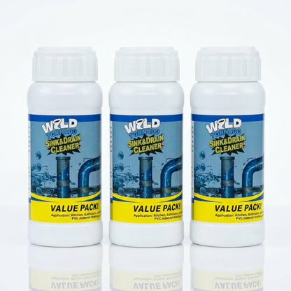 Wild Tornado™: Polvo Limpiador y Destapador de Cañerías con Espuma Activa